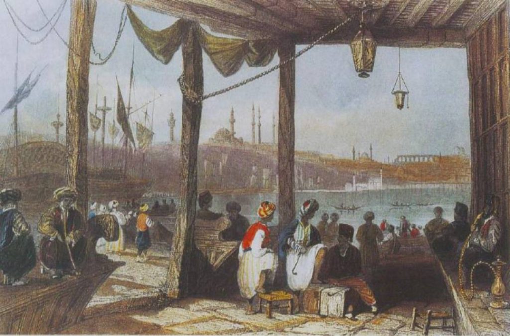 İstanbul'da bir kahvehane