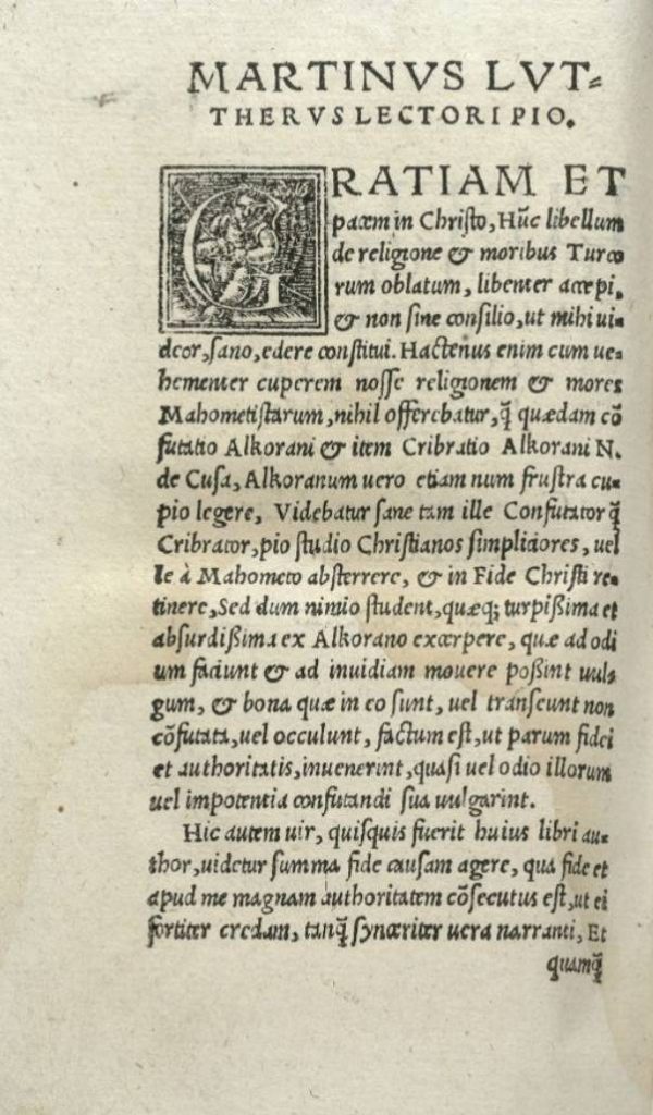 Martin Luther'in takrizi